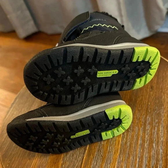 Merrell Snow Crush 3.0 Navy Green Waterproof Boot Toddler Size 7 NWOB - Picture 6 of 6